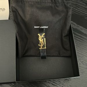 Saint Laurent Leather Bracelet
